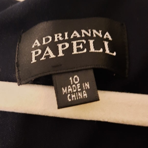 Adrianna Papell Vintage Style Polka Dot Dress 10 - Picture 3 of 6